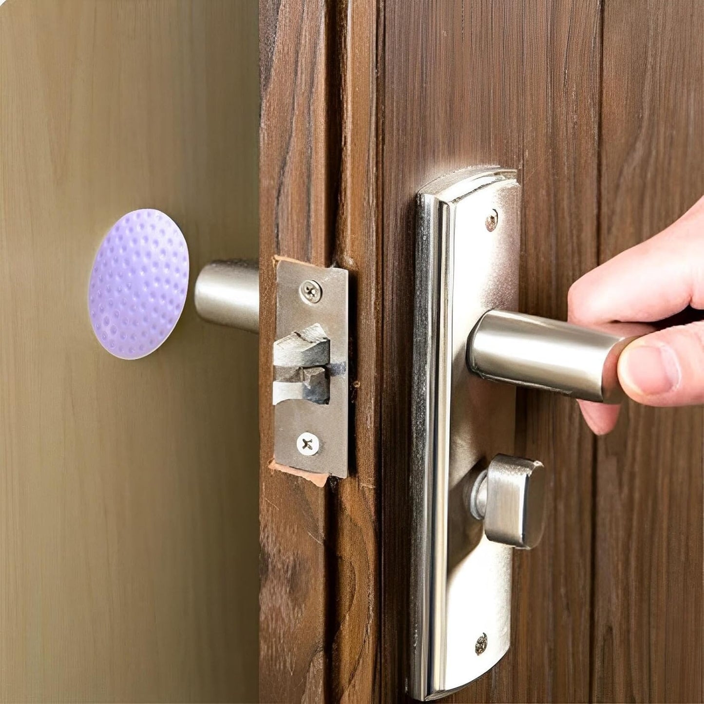 Butée de Porte - SecureStop™ - Mauve Pastel - Bebe Protection